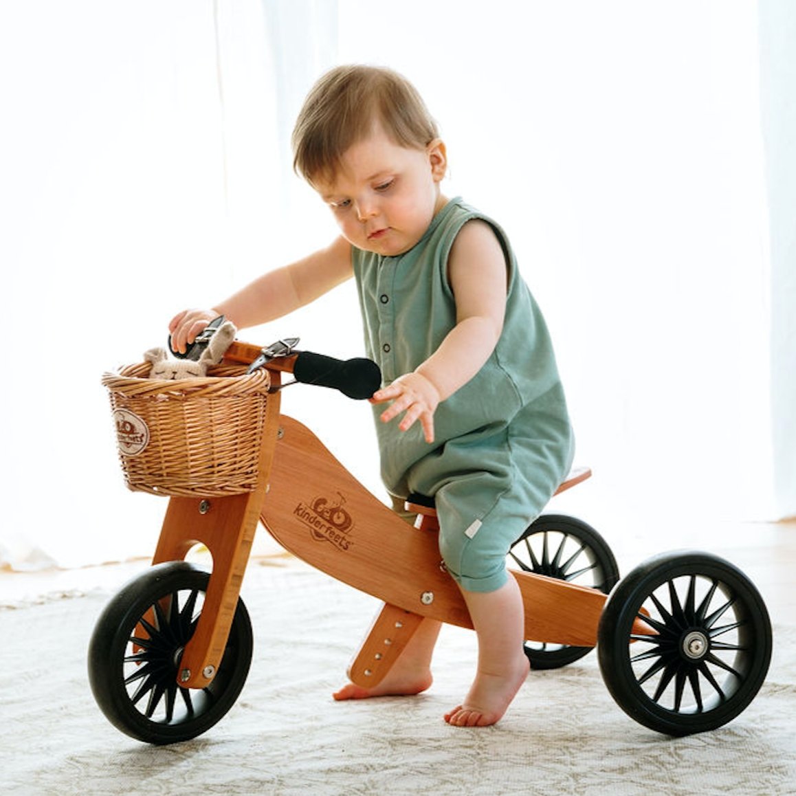 Tricycle enfant évolutif 4 en 1 - tricycle à pousser, tricycle