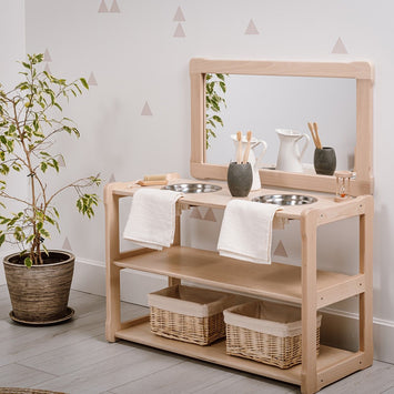 Ensemble de meubles Montessori Table et chaises en bois – Montessori Facile