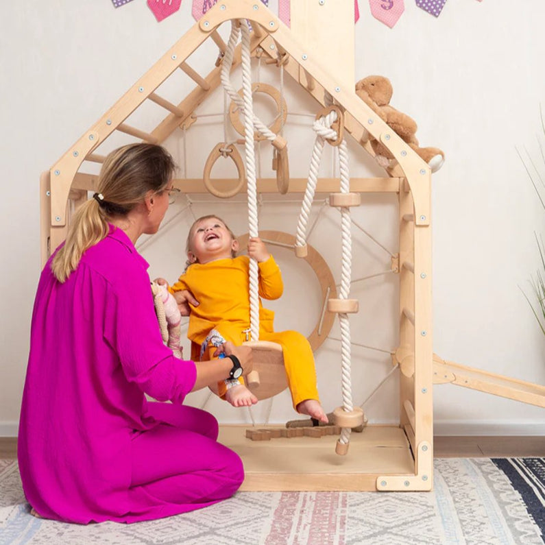 Das Kletterhaus mit Rampe und Zubehör - Monti Family