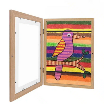 Frame for children's drawings - Store and display +100 drawings - A4 size