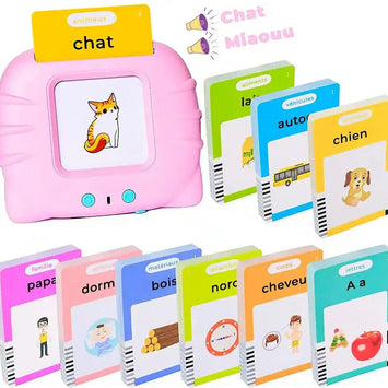 French Educational Talking Cards - 1 to 6 years - Monti Family