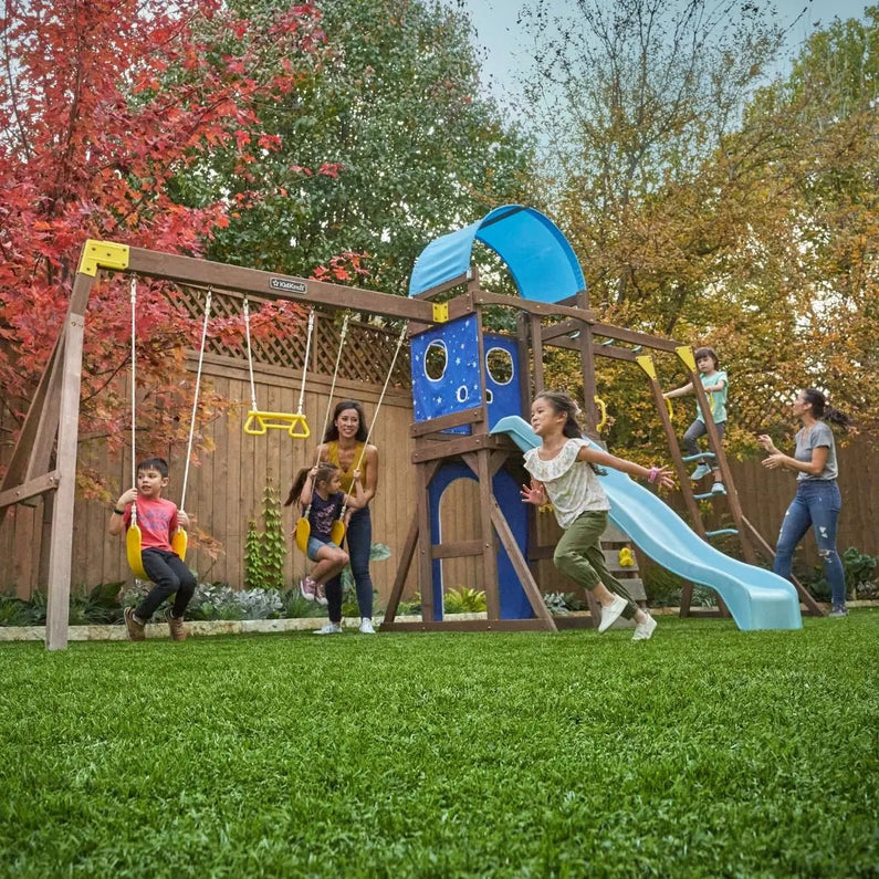 Overlook Challenge swing set - Monti Family