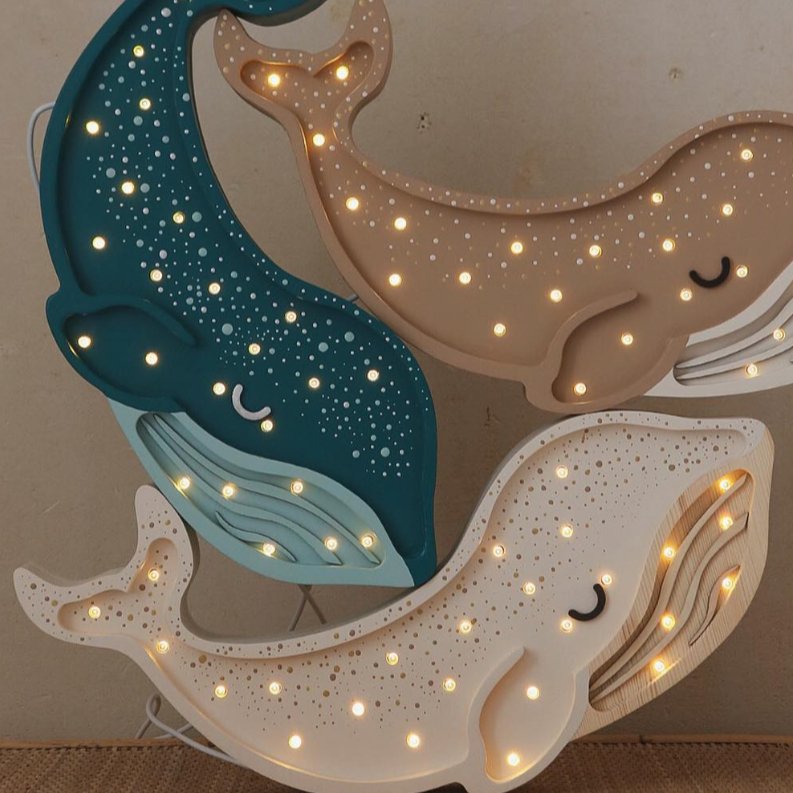 White Whale Lamp - Large - Monti Family