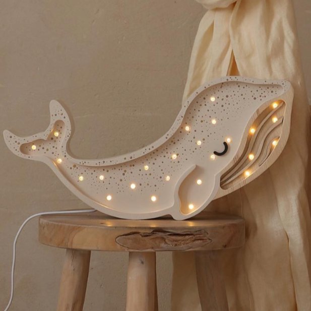 White Whale Lamp - Large - Monti Family