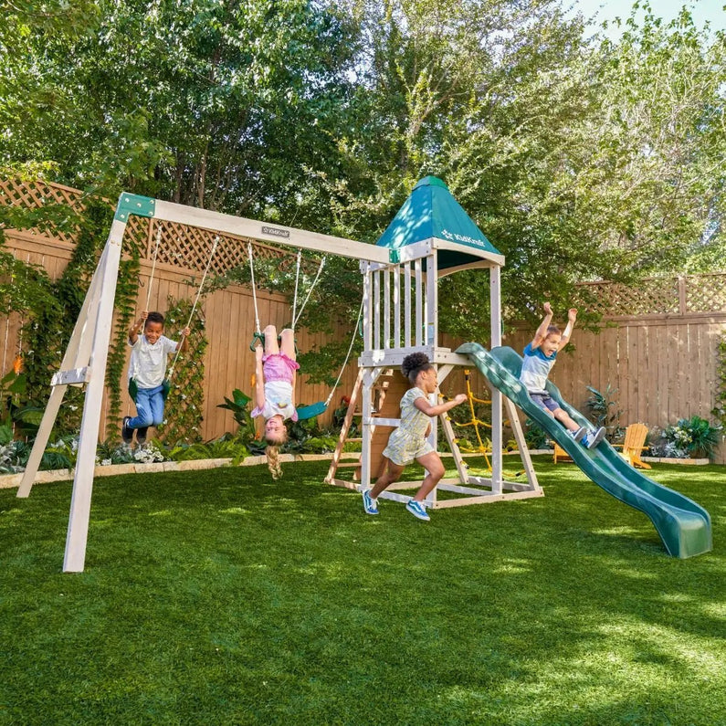 Emerald Challenge swing set - Monti Family