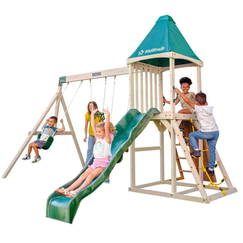 Emerald Challenge swing set - Monti Family