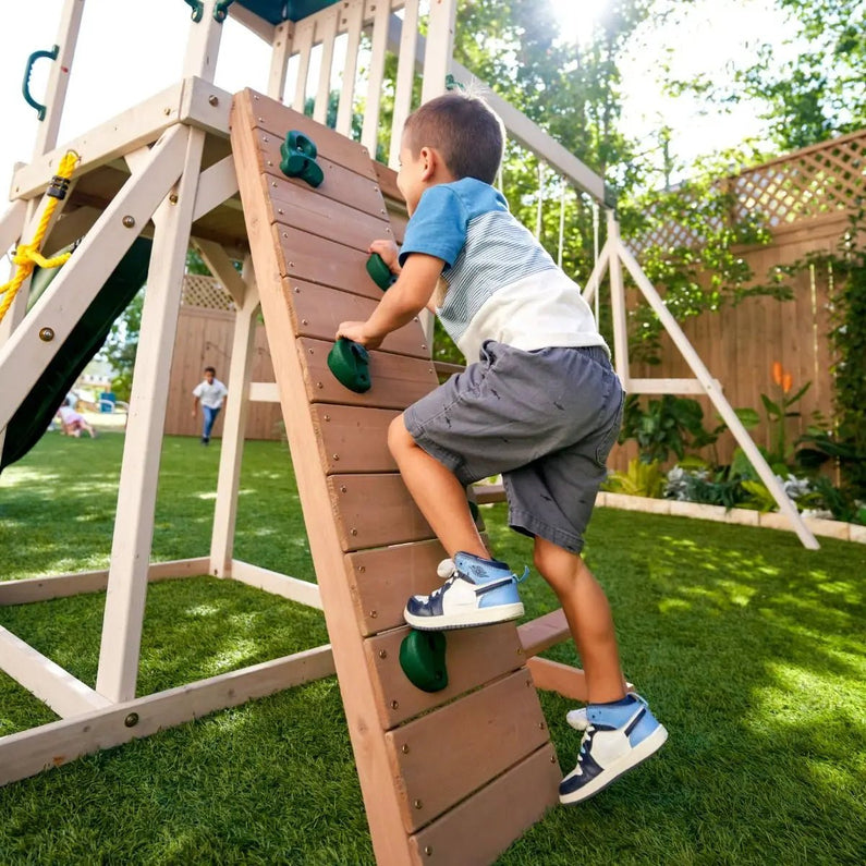 Emerald Challenge swing set - Monti Family