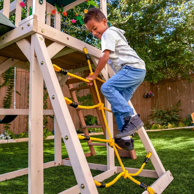 Emerald Challenge swing set - Monti Family