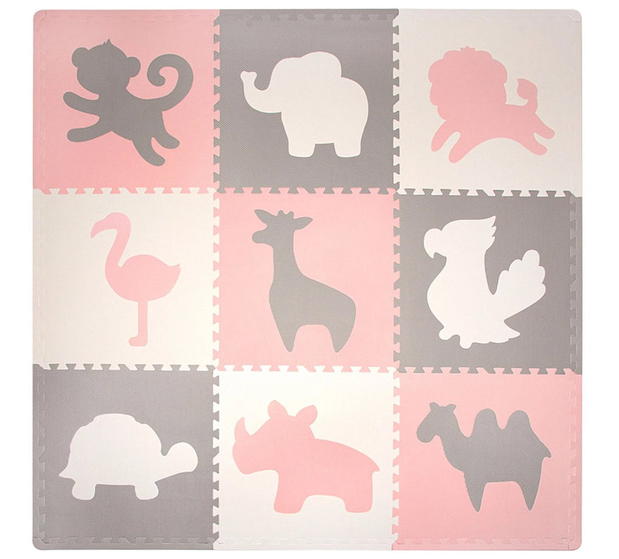 Puzzle children's rug - Animals - Monti Family