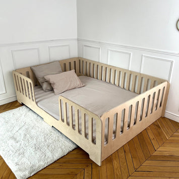 Cama de suelo Montessori 190x140cm - Monti Family