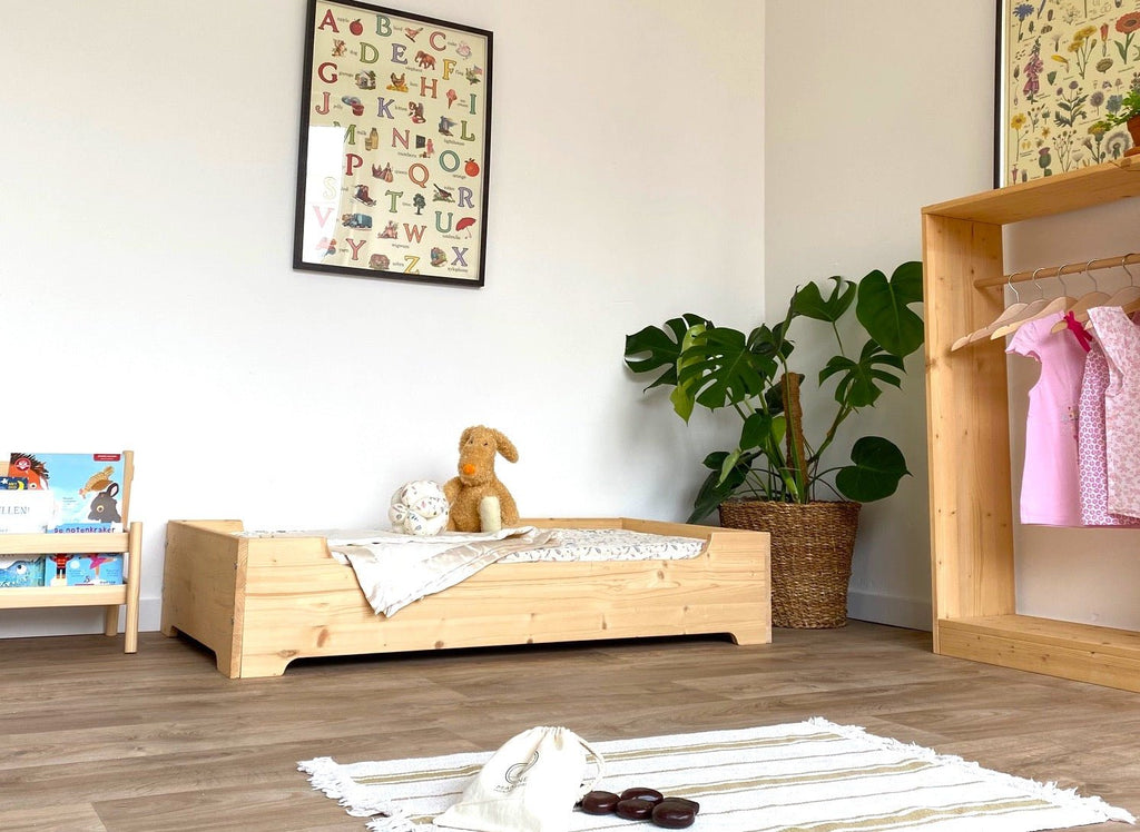 Letto a terra Montessori 60x120 - Famiglia Monti